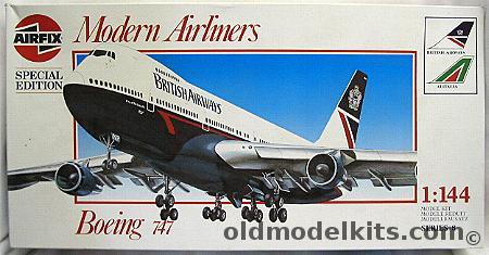 Airfix 1/144 Boeing 747 British Airways Special Edition - British Airways or Alitalia, 08174 plastic model kit